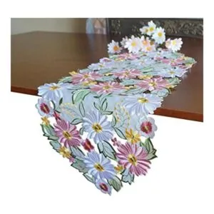 Camino de mesa de primavera de 13 x 34 pulgadas apliques_1