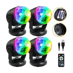 Paquete de 4 luces de fiesta activadas por sonido con_1