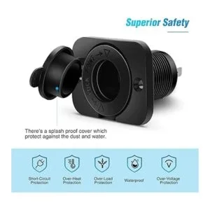 Nilight Juego de 2 enchufes para encendedor de_4