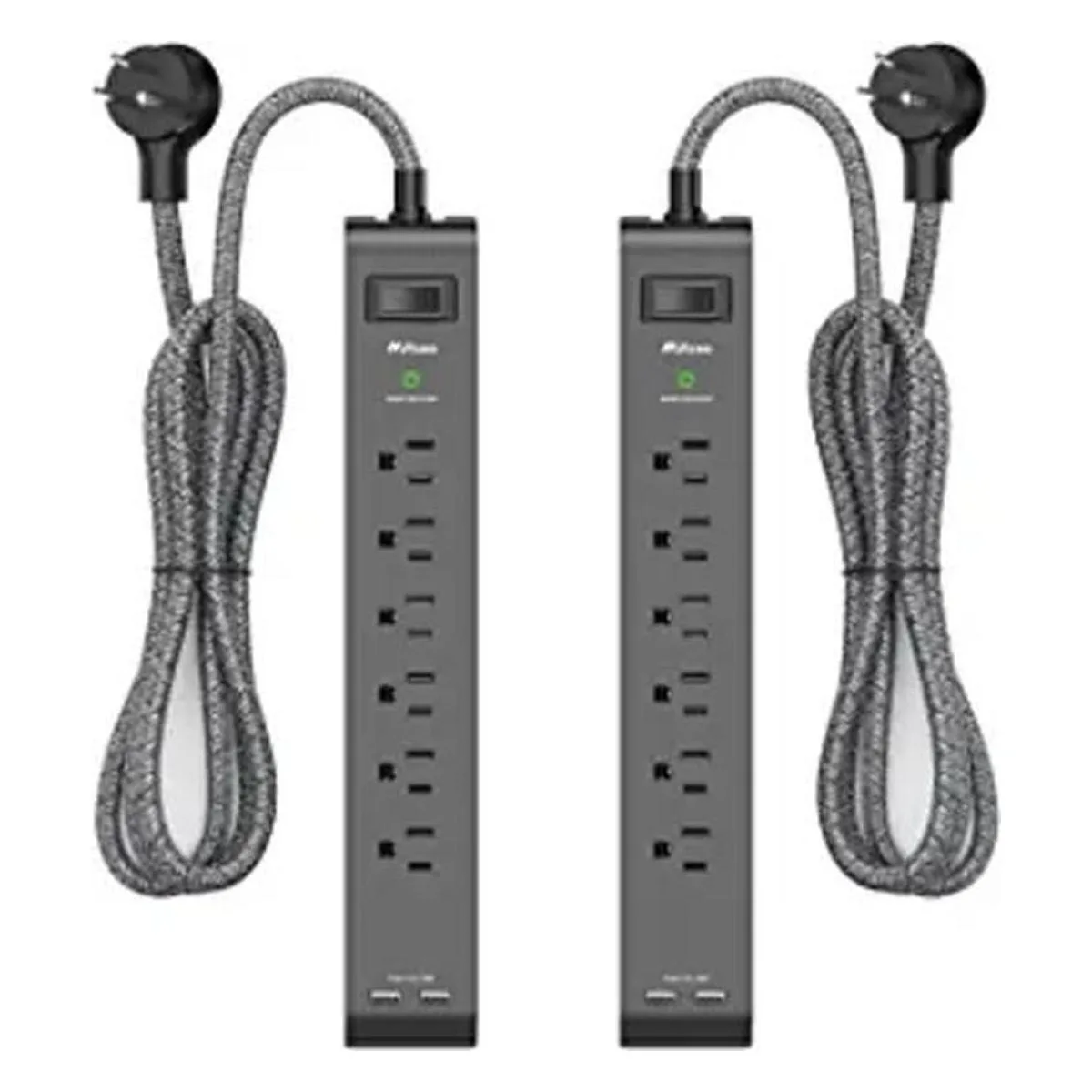 Paquete de 2 tiras de alimentación protectoras contra_1