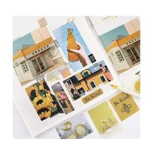 Juego de 280 calcomanías de papel kawaii Washi decoración_4