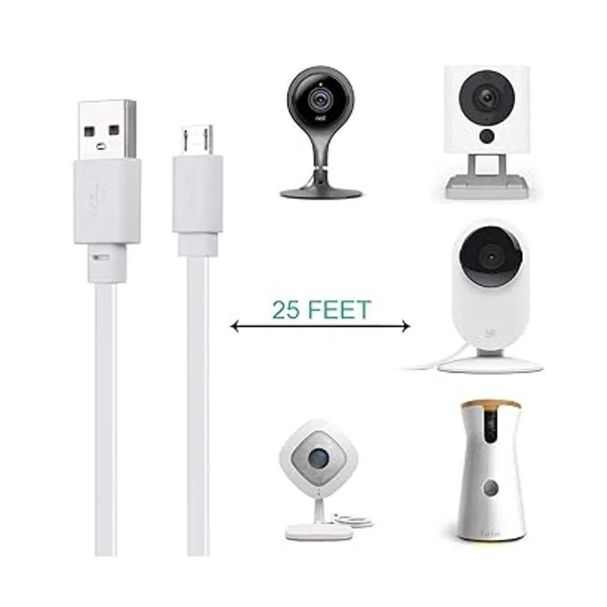 Paquete de 4 cables de extensión de alimentación_2