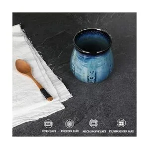 Soporte de cerámica para utensilios de porcelana fácil de_3