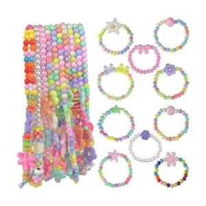 Obmwang Juego de 20 pulseras de princesa para niñas y niñas_1