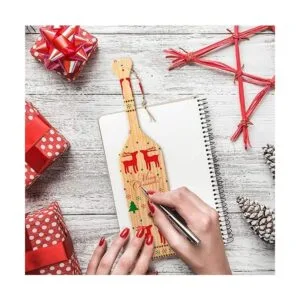 Paleta de madera sin terminar de 15 pulgadas hecha de