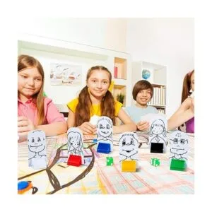 Juego de 12 soportes para tarjetas de juego multicolor