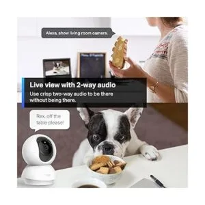 TPLink Tapo Cámara de seguridad PanTilt para monitor de_5