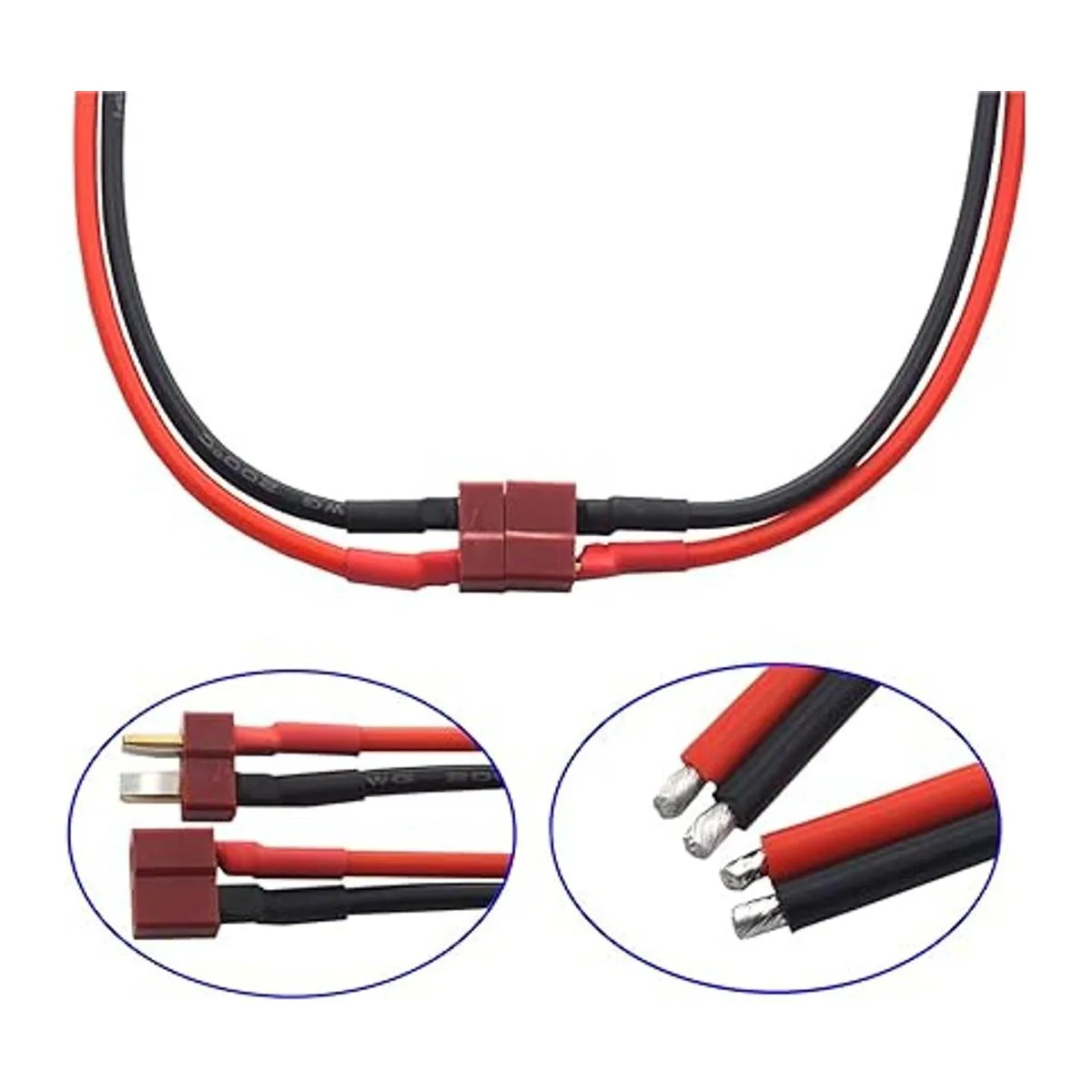 3 pares ShareGoo Deans T Plug macho hembra conector con_5