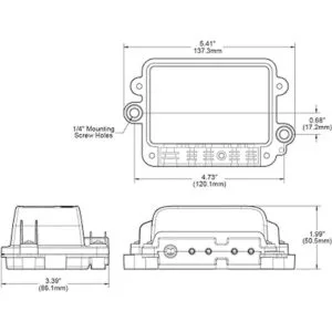 Blue Sea Systems 5056 STBlade Bloque de fusibles de 4_2