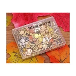 Shapenty 6 colores mini cuentas de metal a granel para_6