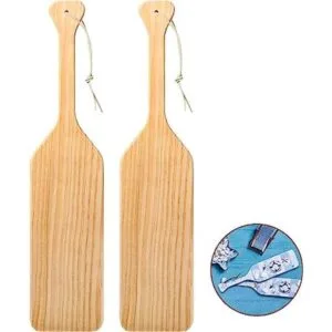Paleta de madera sin terminar de 15 pulgadas hecha de