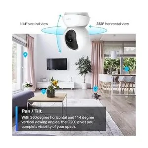 TPLink Tapo Cámara de seguridad PanTilt para monitor de_3