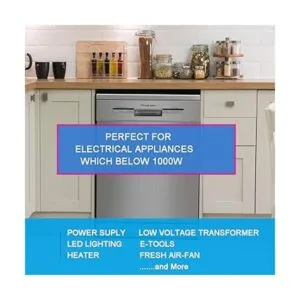 Cable de alimentación Pigtail de 3 clavijas 18 AWG_6