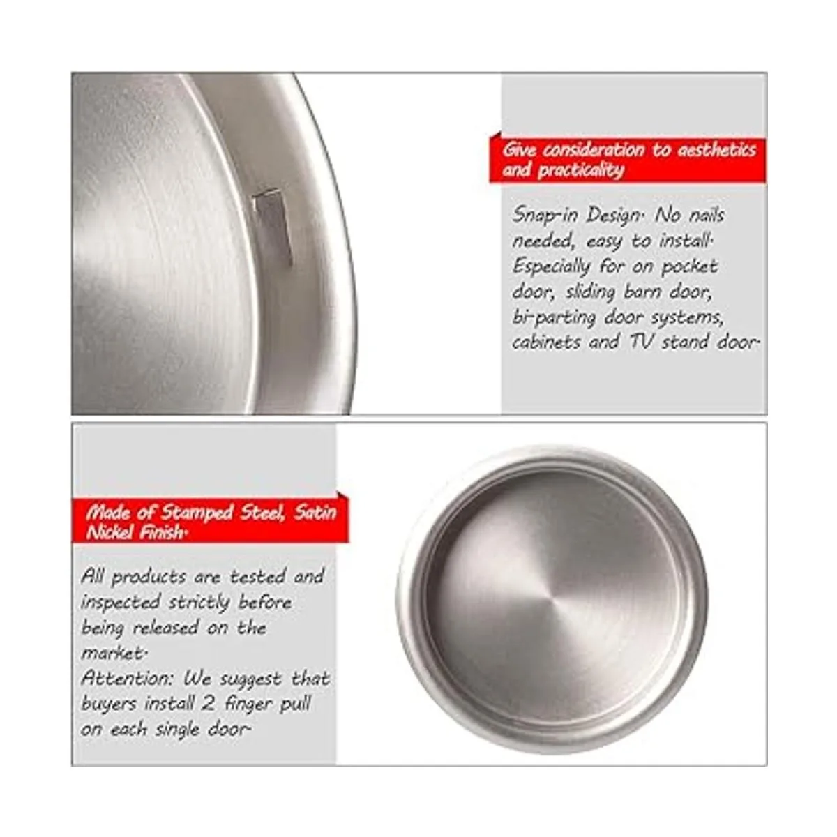 6 tiradores de dedo para puerta de armario níquel_2
