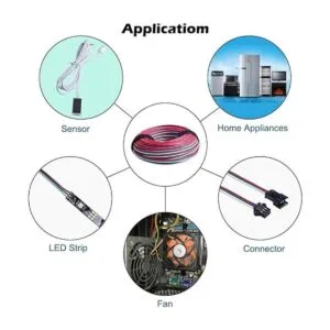 Cable de extensión LED de 3 pines de 78.7 ft 20 AWG para_3