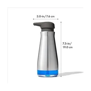 OXO Dispensador de jabón de acero inoxidable Good Grips_2
