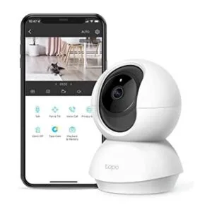 TPLink Tapo Cámara de seguridad PanTilt para monitor de_1