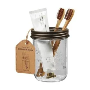 Mason Jar Bathroom Accessories Set4 Pack Foaming Soap