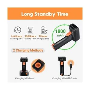 Tera 1D Escáner de códigos de barras inalámbrico con_3