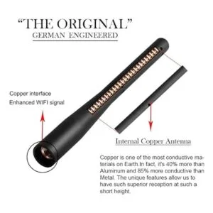 KSaAuto Reemplazo de antena corta de 4.5 pulgadas para_3