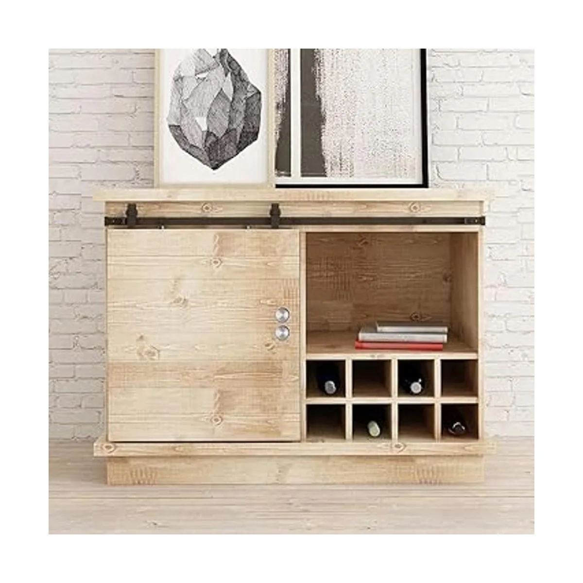 6 tiradores de dedo para puerta de armario níquel_3