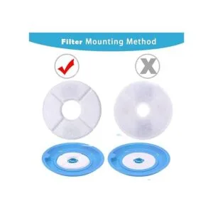 PK.ZTopia Paquete de 12 filtros de repuesto de fuente para