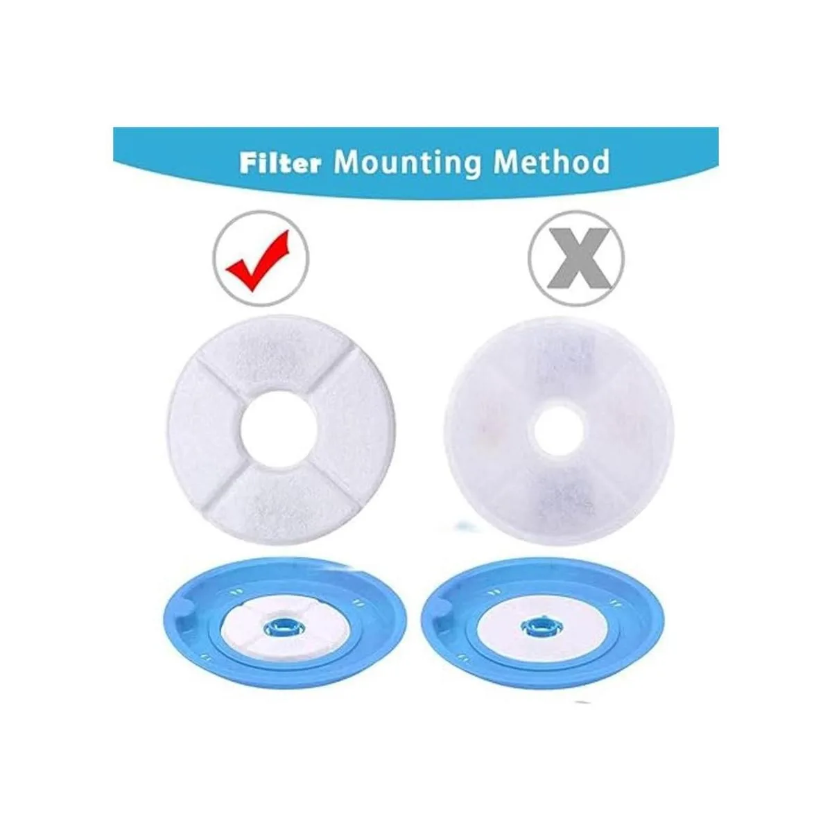 PK.ZTopia Paquete de 12 filtros de repuesto de fuente para