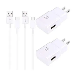 Cargador de pared de carga rápida adaptable con cable USB_1