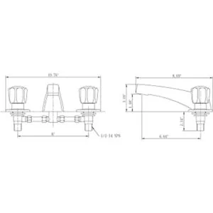 Dura Faucet Económico generalizado jardín grifo de relleno