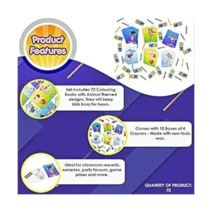 THE TWIDDLERS 72 mini libros para colorear y 18 cajas de_3