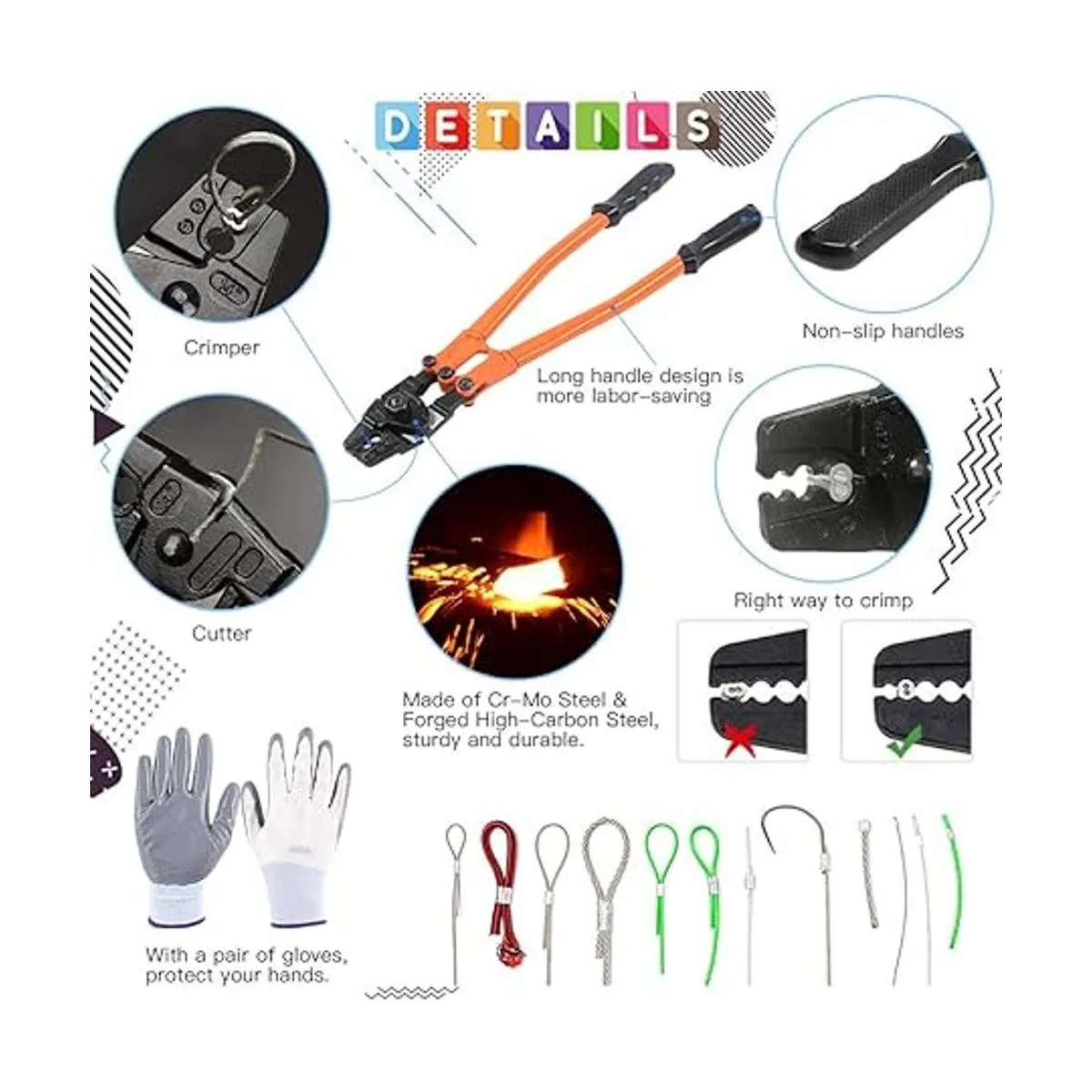 Glarks 132 piezas de 14 pulgadas de largo 116 564_5