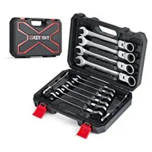 Eastvolt EVHT1201 Juego de llaves de trinquete de cabeza