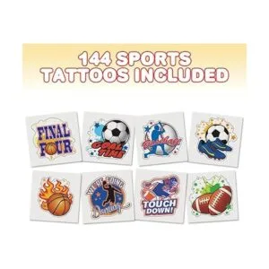 ArtCreativity Tatuajes temporales deportivos para niños_3