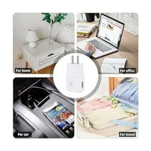 Cargador de pared de carga rápida adaptable con cable USB_3