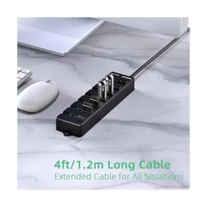 Concentrador USB concentrador USB de 7 puertos divisor_4