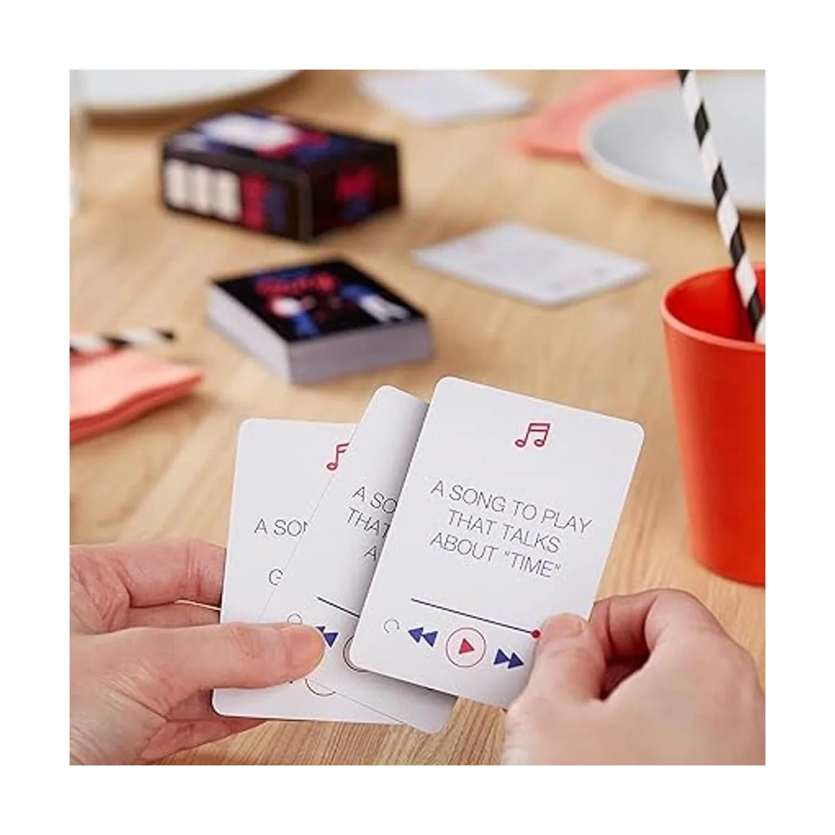 Game That Song Juego de cartas musicales para familiares_3