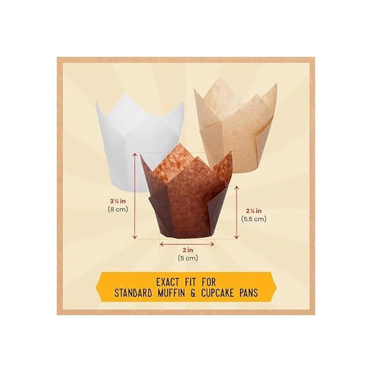 Bakers Signature Tulip Bolsas de papel para hornear para_3