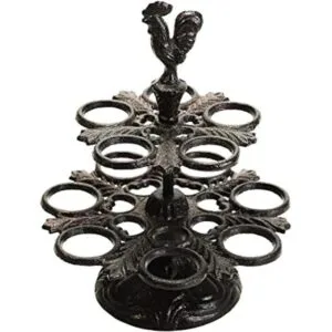 Sungmor Soporte de huevos de hierro fundido resistente_1