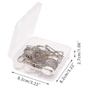 PH PandaHall Juego de 8 broches de bricolaje que incluye 8