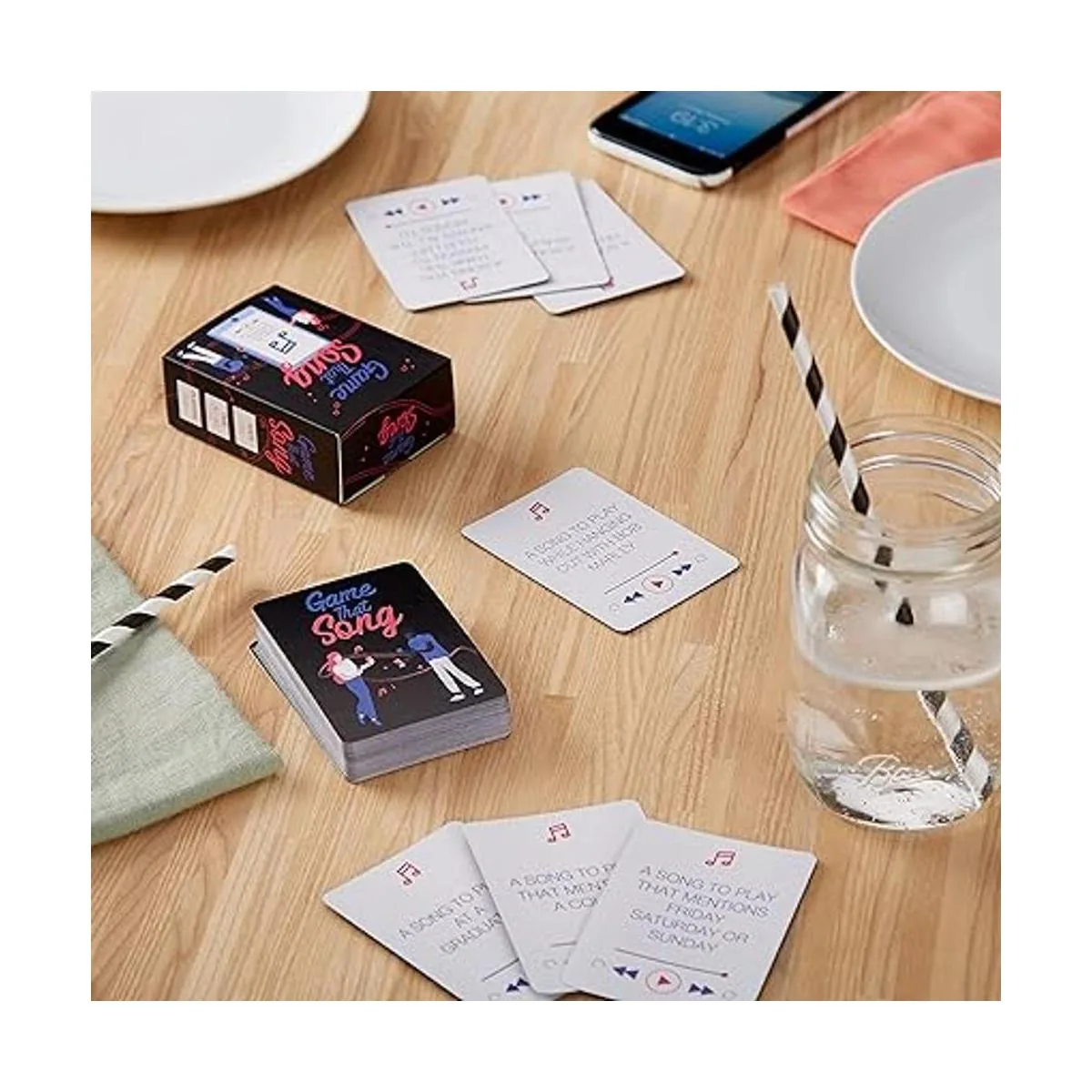 Game That Song Juego de cartas musicales para familiares_4
