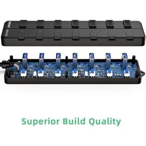 Concentrador USB concentrador USB de 7 puertos divisor_6