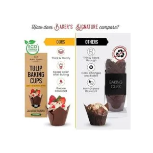Bakers Signature Tulip Bolsas de papel para hornear para_5