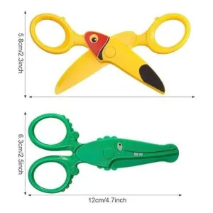 3 tijeras de seguridad para niños pequeños en diseños de