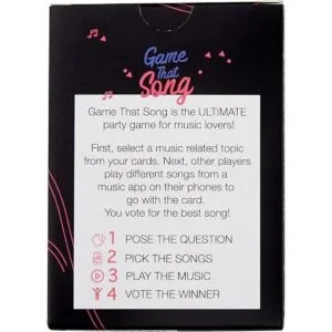 Game That Song Juego de cartas musicales para familiares_2