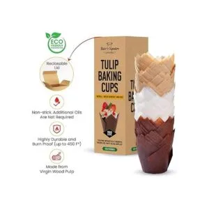 Bakers Signature Tulip Bolsas de papel para hornear para_4