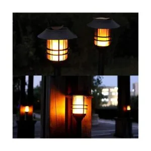 Luces solares de llama Luces solares para exteriores de_4