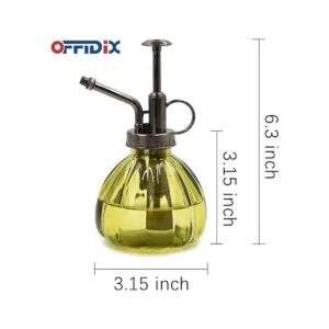 OFFIDIX Plant Mister botella de cristal con rociador para_2