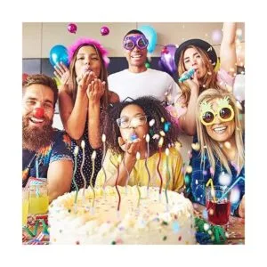 48 velas de cumpleaños con forma de espiral para tartas