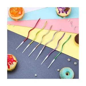 48 velas de cumpleaños con forma de espiral para tartas