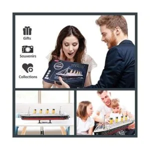 Rompecabezas 3D para adultos LED Titanic de 35 pulgadas_6
